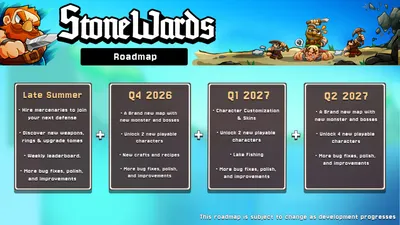 Stonewards official Steam screenshot showing combat and enemies