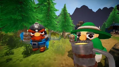 Official Stonewards Steam screenshot showing dwarven combat and defenses