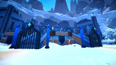 Official Stonewards Steam screenshot of the dwarven campfire and hub area