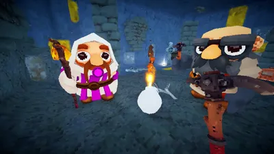 Official Stonewards Steam screenshot of a lone dwarf defending a gate